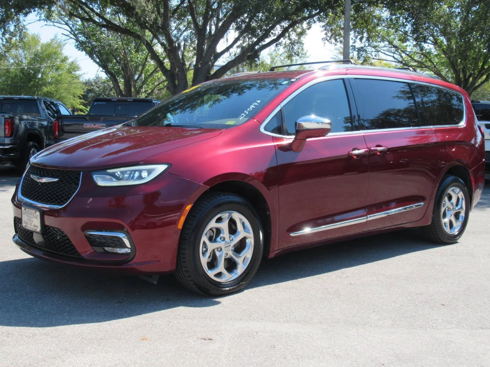 Certified Used 2021 Red Chrysler Limited image 3