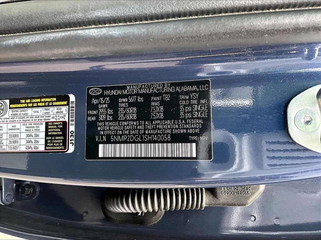 Used 2025 Blue Hyundai SEL image 9