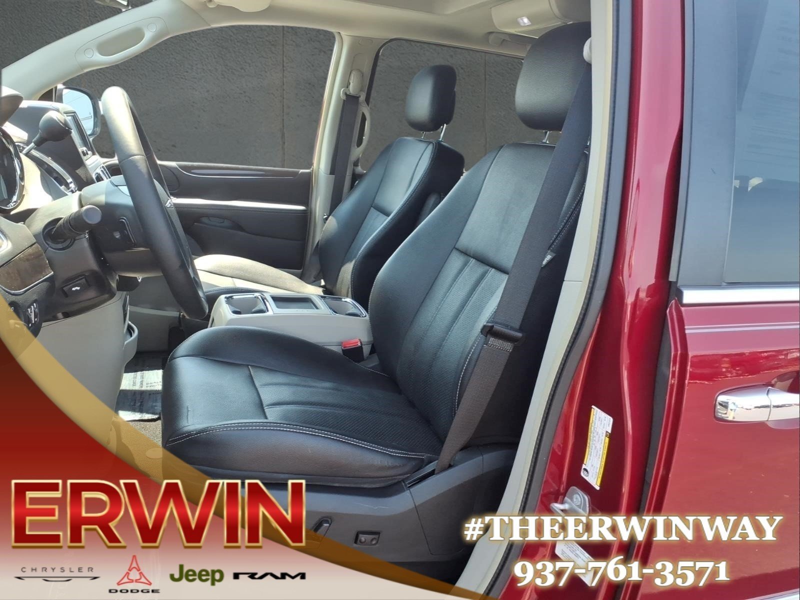 Used 2014 Deep Cherry Red Crystal Pearl Coat Chrysler Touring-L image 12