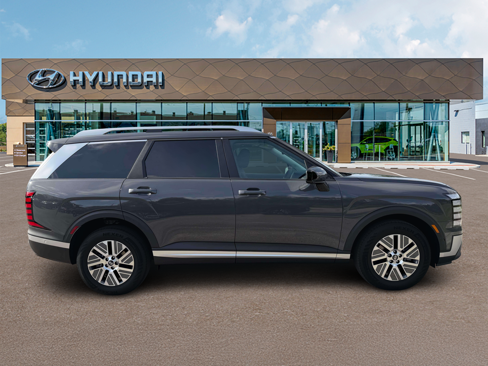 New 2027 Ecotronic Gray Pearl Hyundai SEL Premium 7P image 9