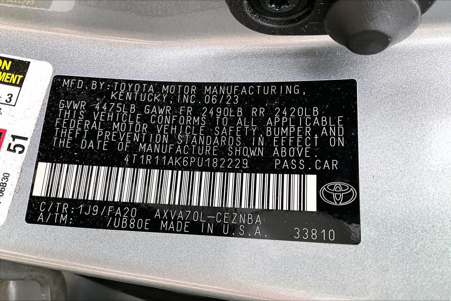 Used 2023 Celestial Silver Metallic Toyota LE image 33