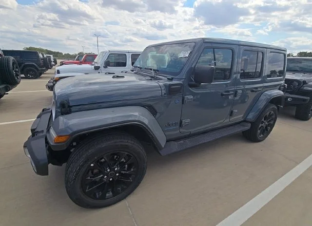 Used 2025 Gray Jeep Sahara 4xe image 1