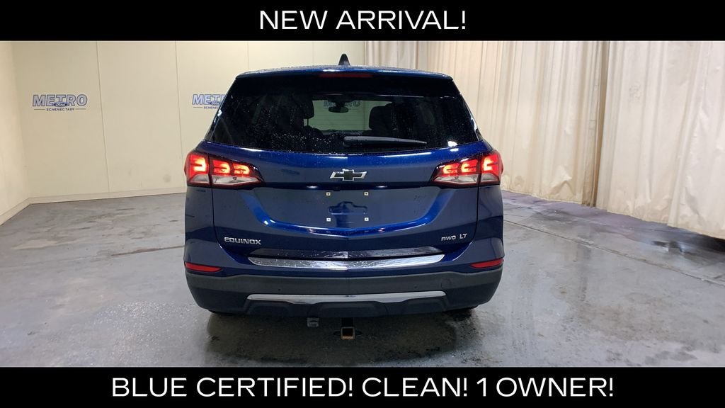 Certified Used 2022 Blue Chevrolet LT image 4