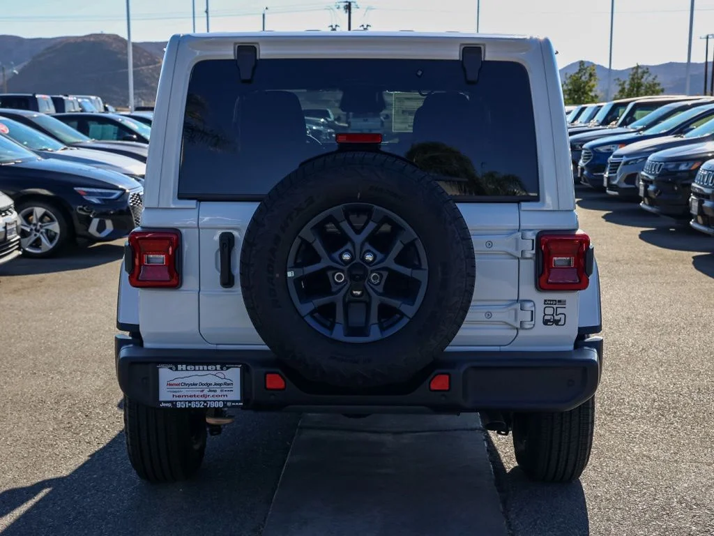 New 2026 Bright White Clearcoat Jeep 85th Anniversary Edition image 4