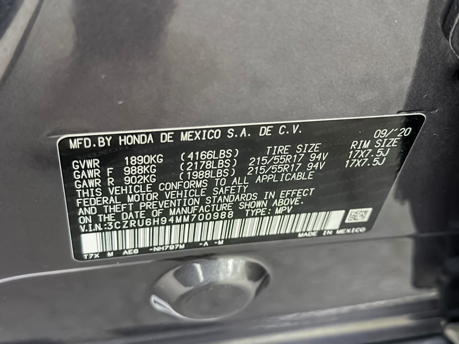 2021 Honda HR-V Touring - Photo 28