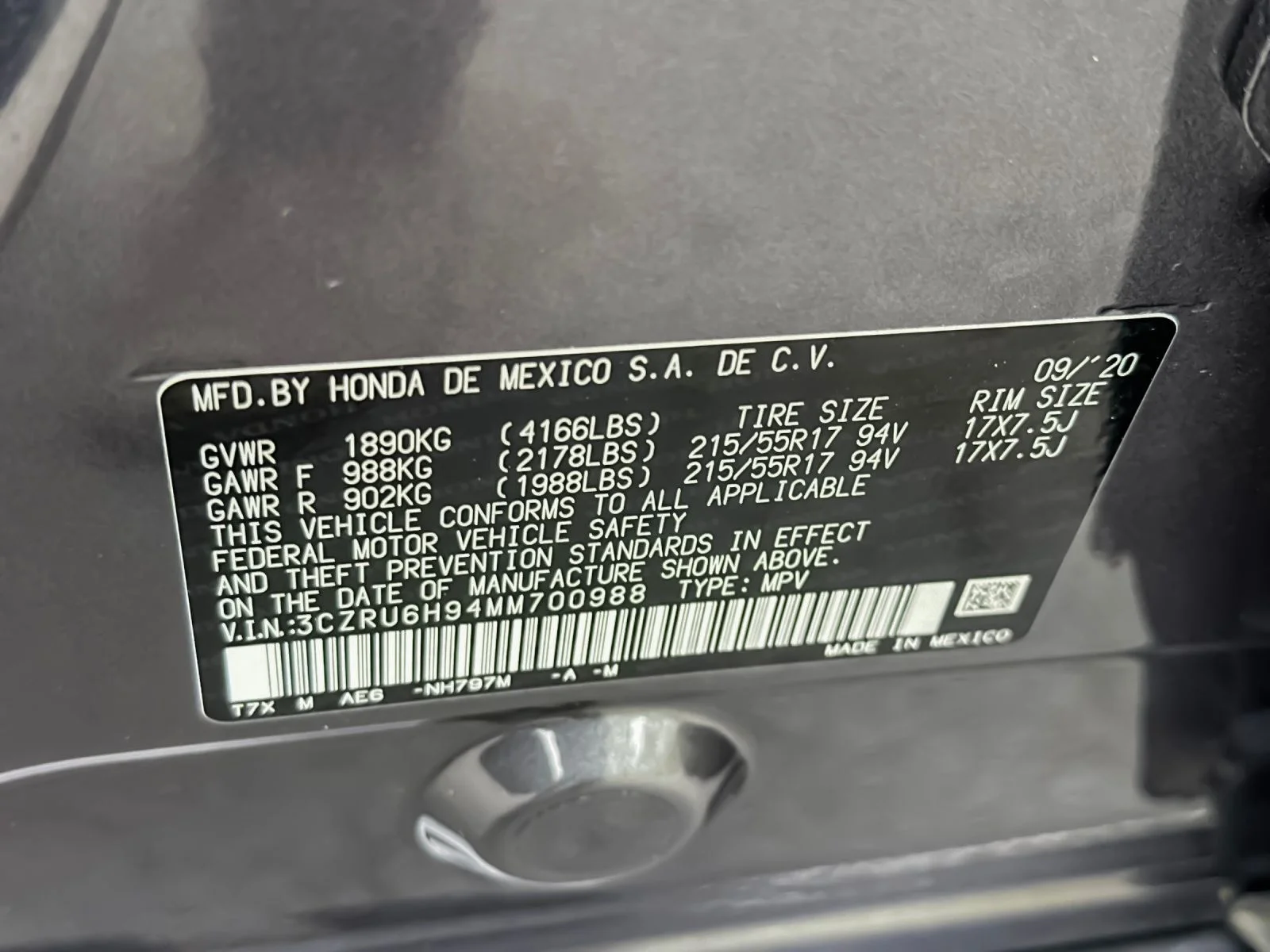 2021 Honda HR-V Touring - Photo 28