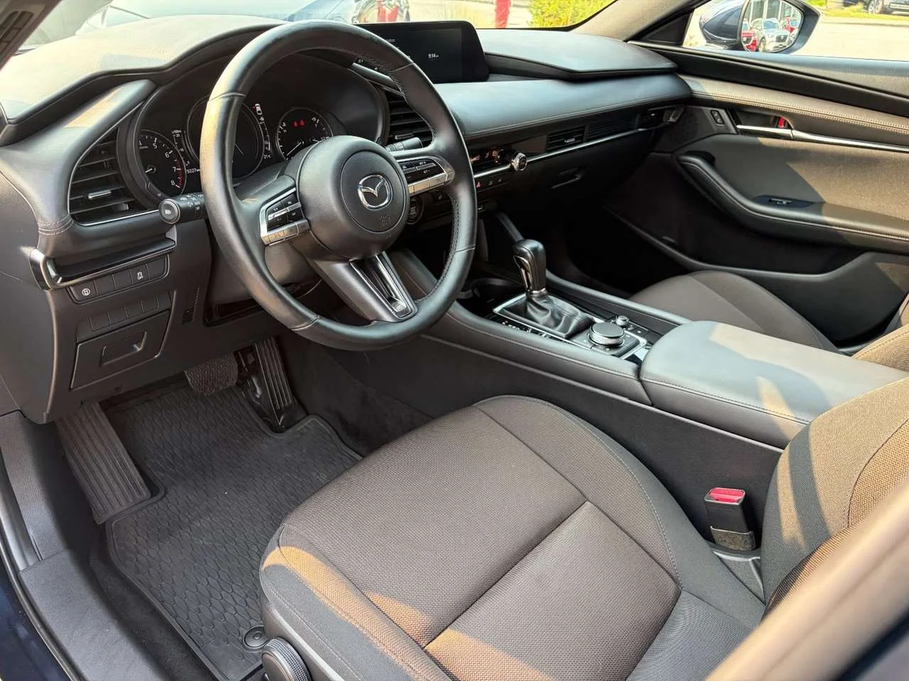 Used 2019 Deep Crystal Blue Mica Mazda GS at 2019 Mazda3 GS Sport hatchback with automatic transmission. Reliable,economical and on sale image 16