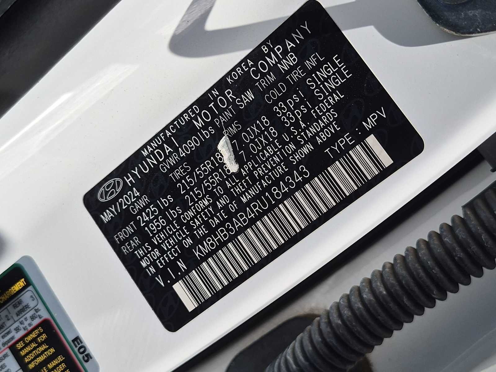 Certified Used 2024 Atlas White Hyundai SEL image 34
