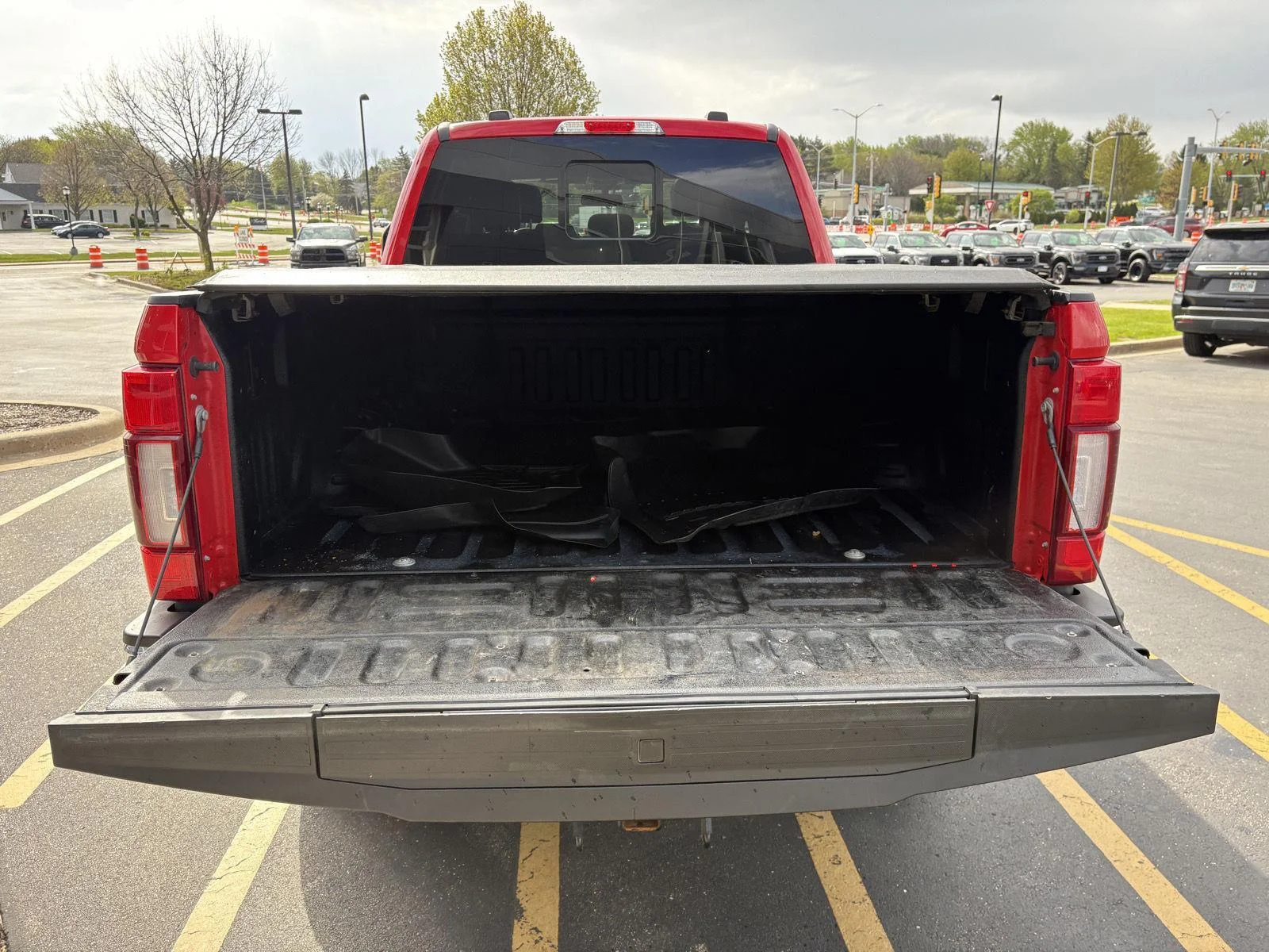 Used 2022 Race Red Ford Lariat image 7