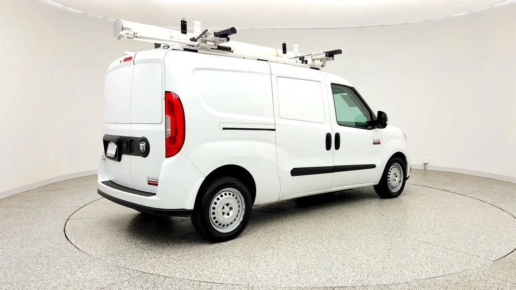 Used 2022 Bright White Ram Tradesman Van w/ Ranger Shelving & Ladder Rack System image 5