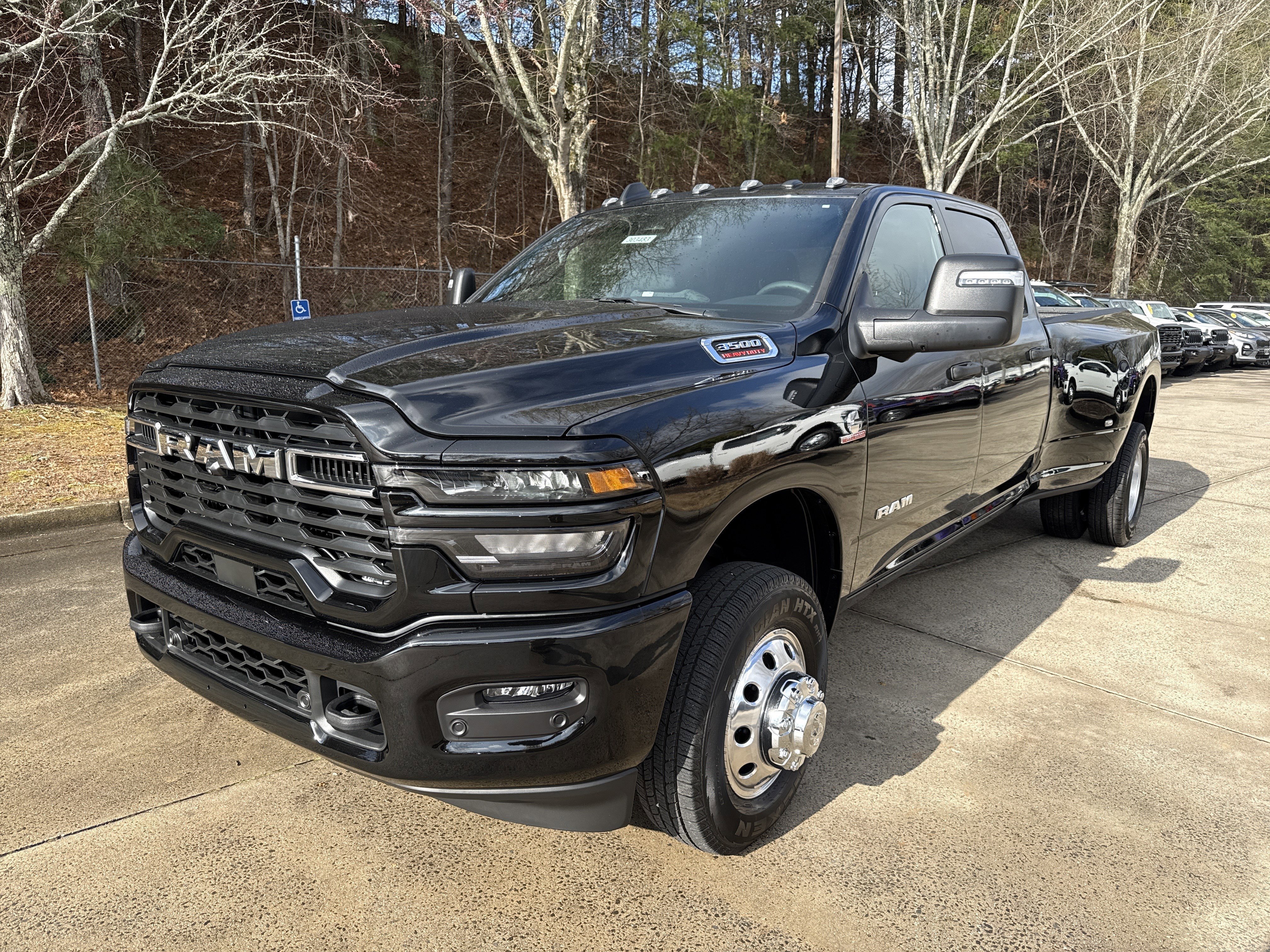 New 2026 Diamond Black Crystal Pearlcoat RAM Big Horn image 3