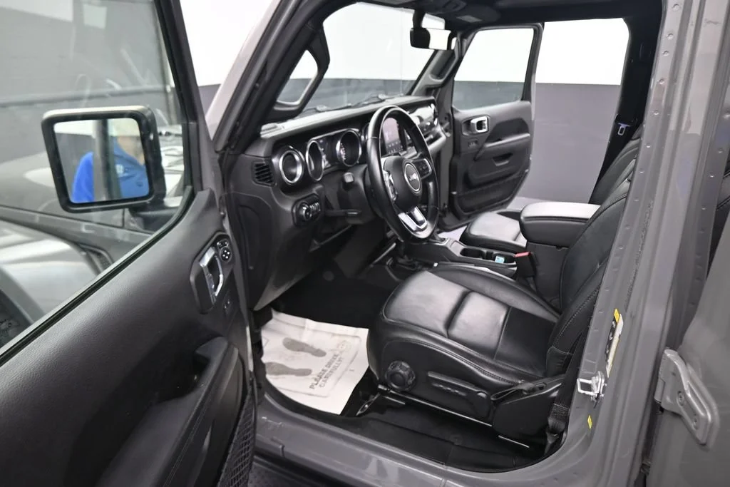 Used 2021 Gray Jeep Unlimited Sahara Altitude image 42