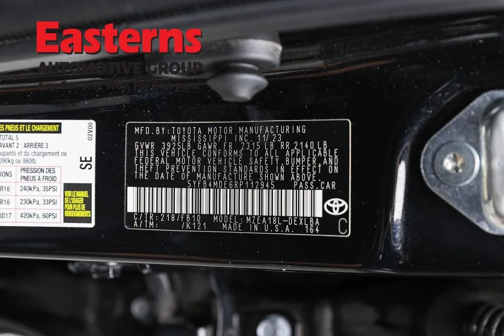 Used 2024 Black Toyota LE image 32