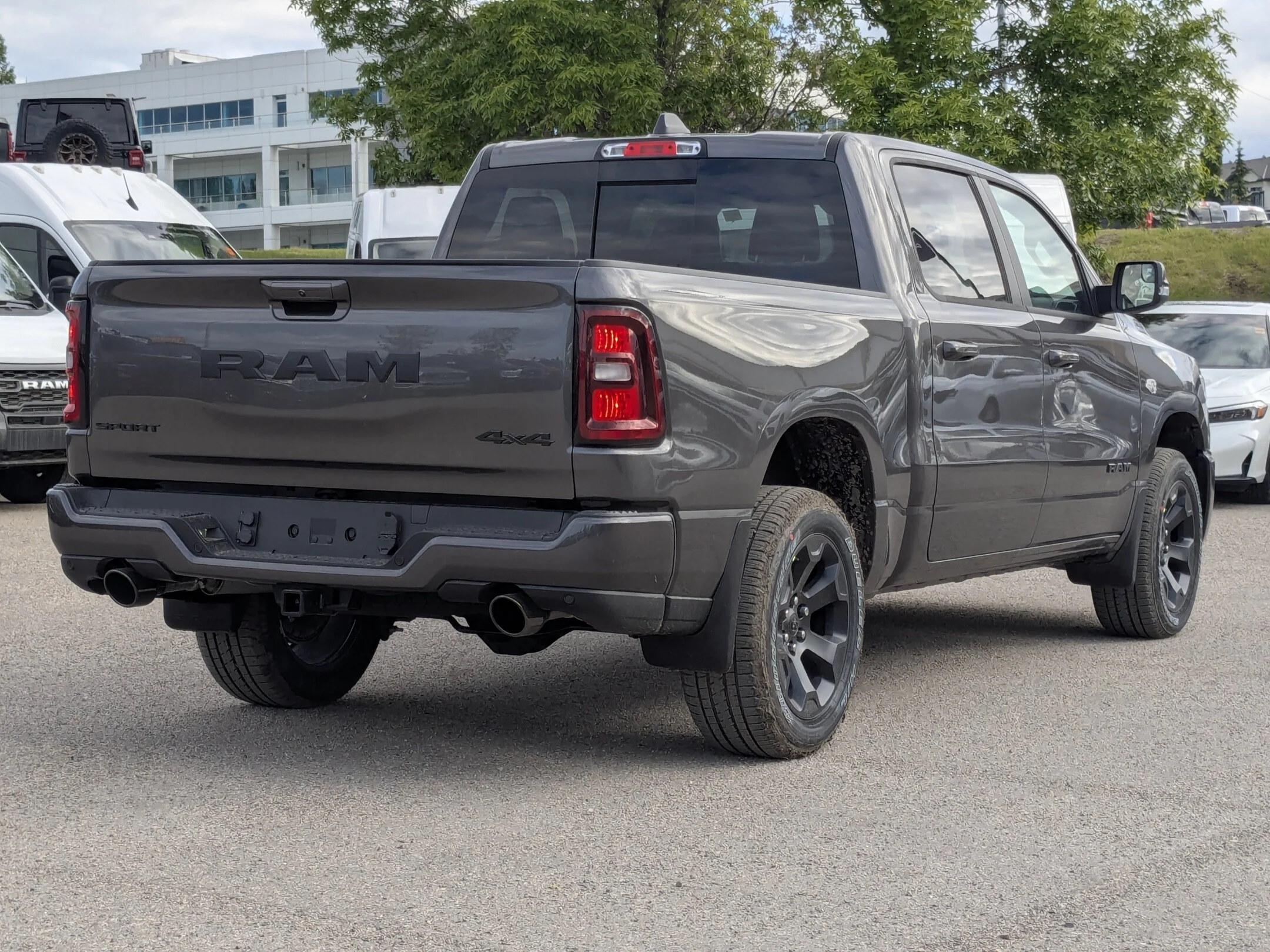New 2026 Grey RAM Sport - - Sport Perf Hood - 3.92 Rear Axle - Trailer Sway Control - Hill Start Assist & More! image 8