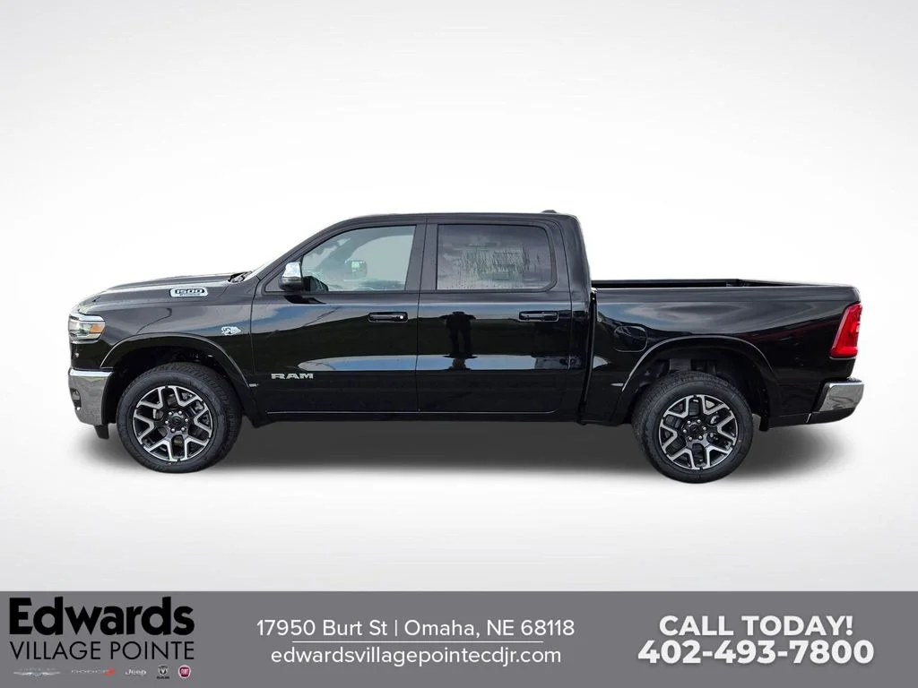 New 2026 Diamond Black Crystal Pearl-Coat Exterior Paint RAM Laramie image 6
