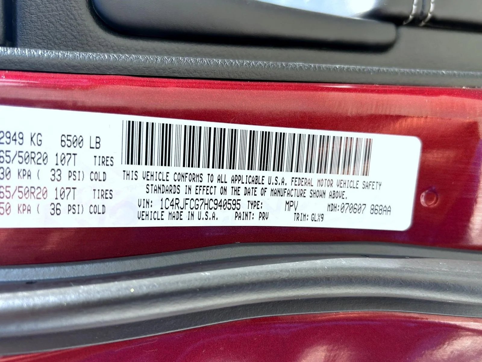 Certified Used 2017 Red Jeep Overland image 25
