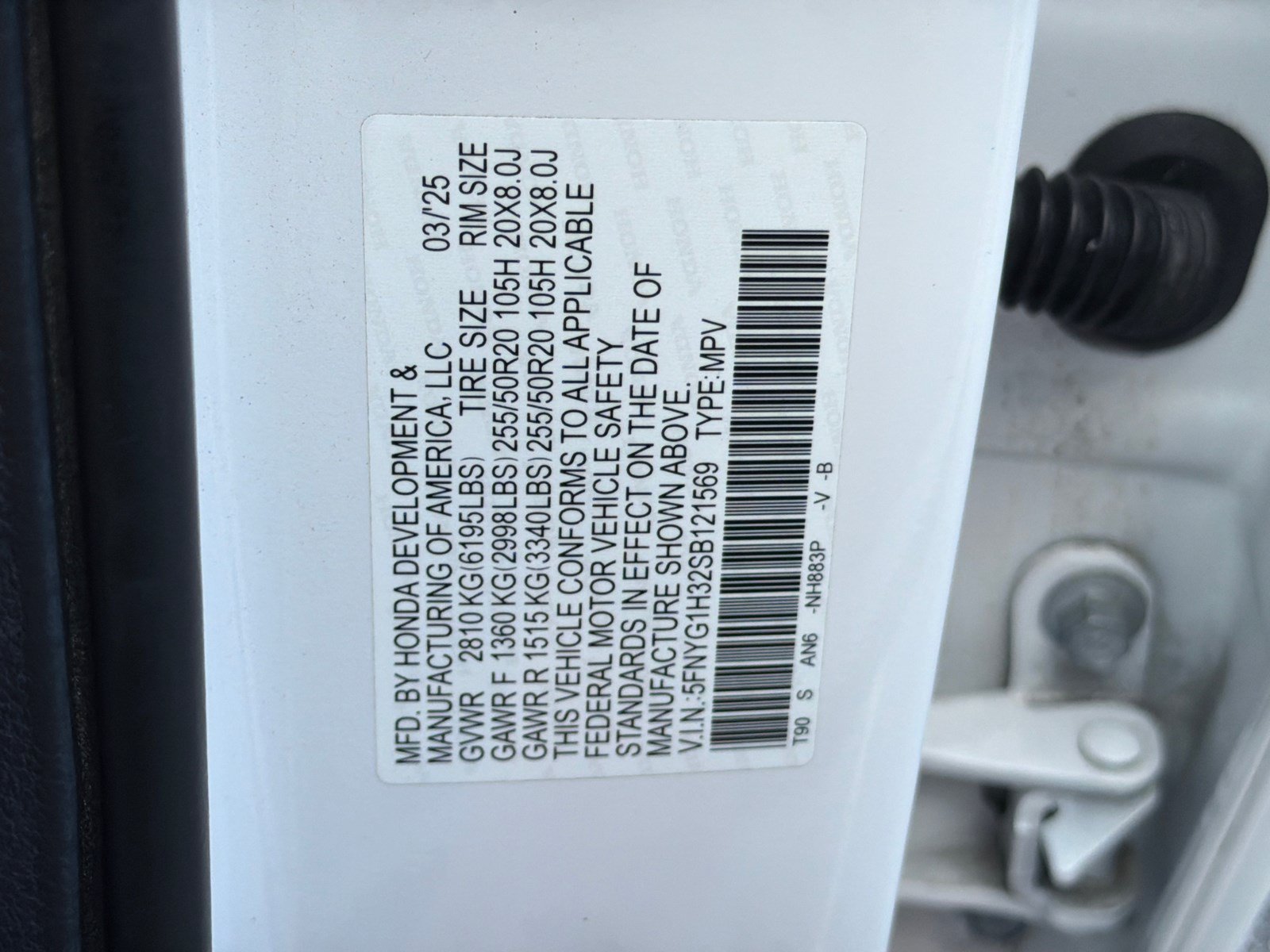 Used 2025 White Honda Sport image 34