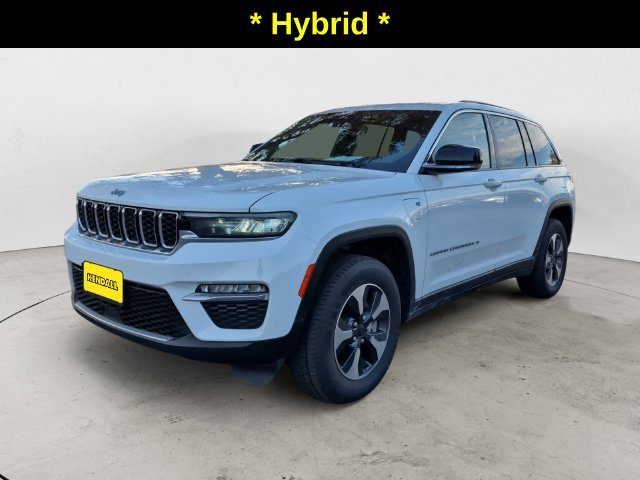 Used 2024 Bright White Clearcoat Jeep 4xe image 1