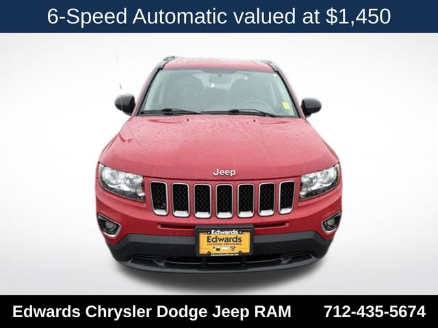 Used 2017 Jeep Compass Sport SE with VIN 1C4NJDBBXHD127691 for sale in Council Bluffs, IA