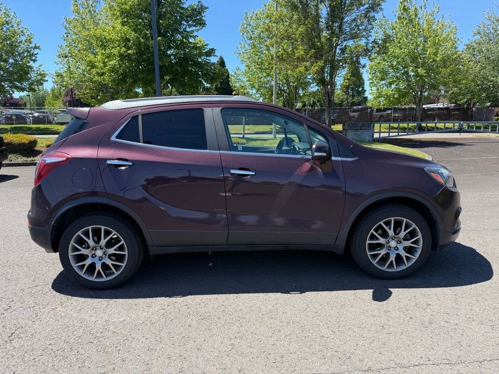 Used 2017 Black Cherry Metallic Buick Sport Touring image 8