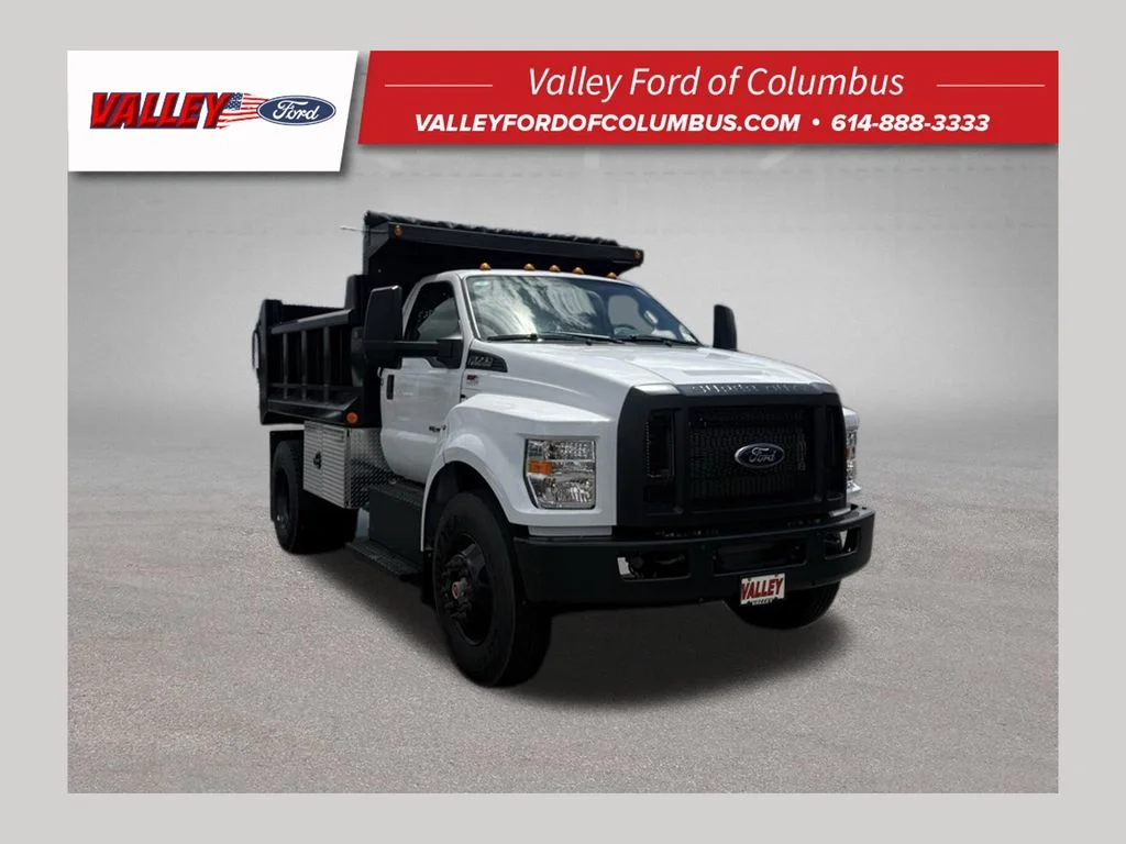 New 2025 Oxford White Ford F-750 SD Diesel Straight Frame image 1