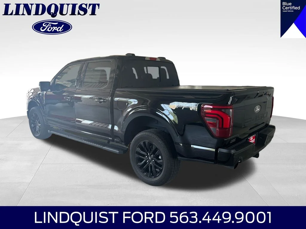 Certified Used 2024 Black Metallic Ford Lariat image 3