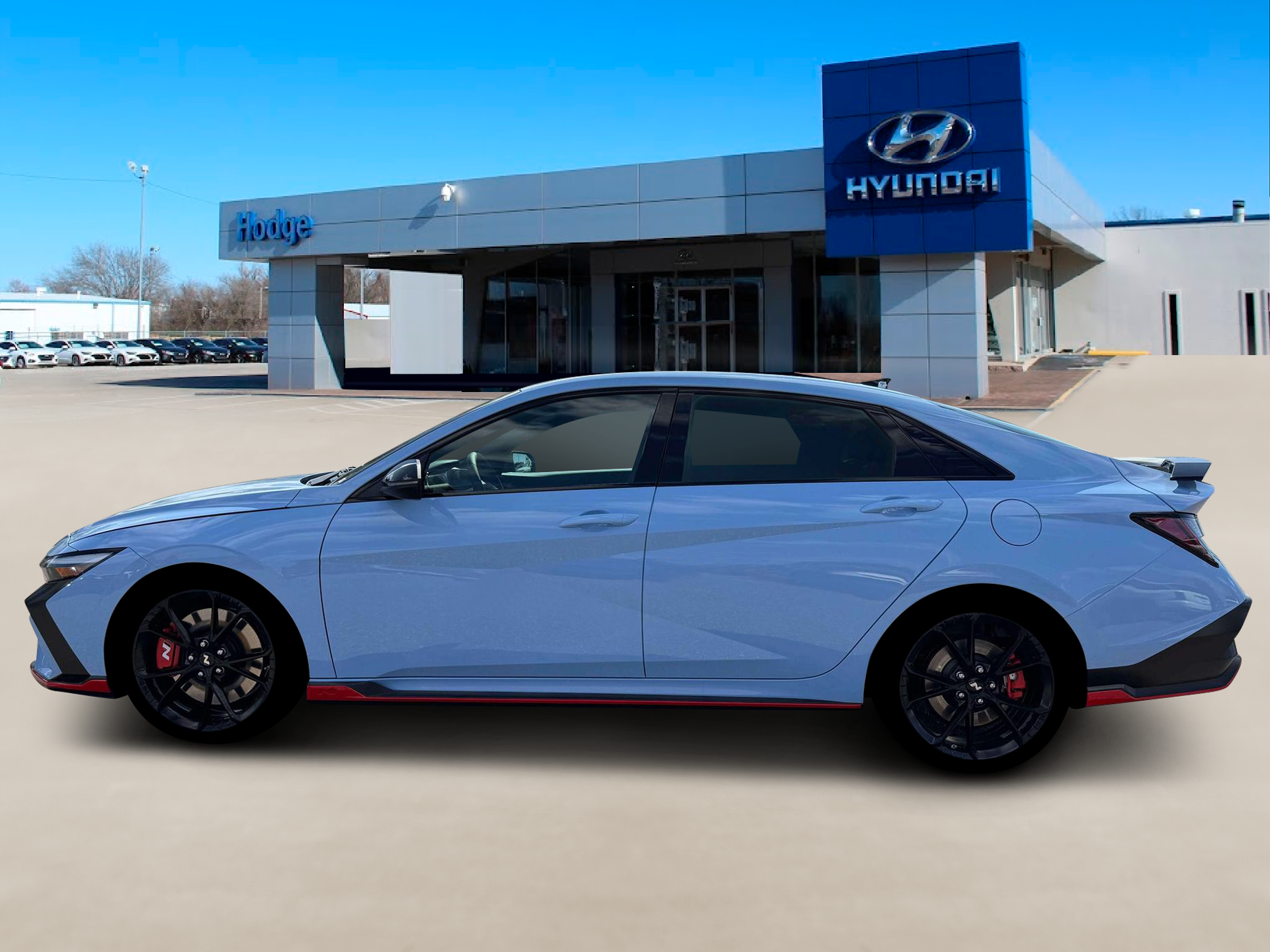 New 2026 Blue Hyundai Sedan image 3