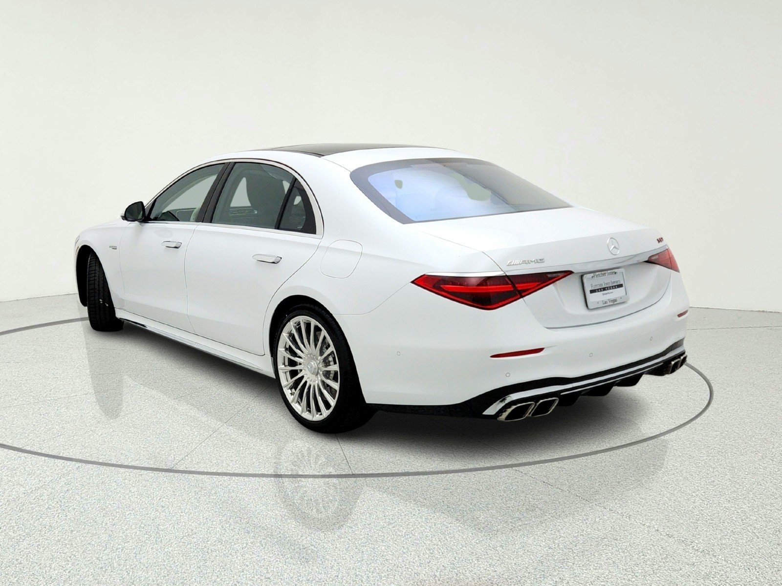 New 2026 MANUFAKTUR Moonlight White Metallic Mercedes-Benz AMG® S 63 E 4MATIC Sedan image 12