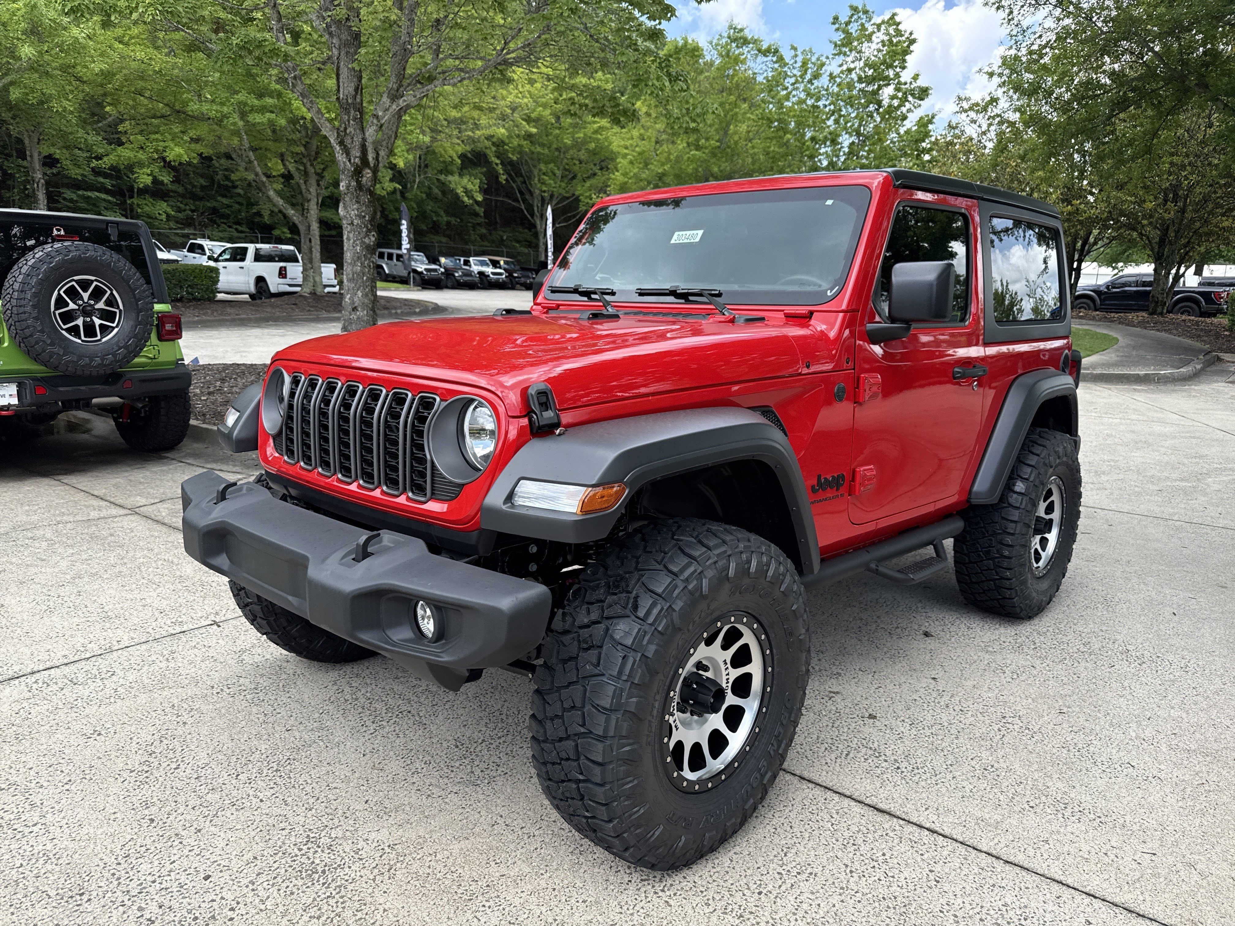 New 2026 Firecracker Red Clearcoat Jeep Sport image 3