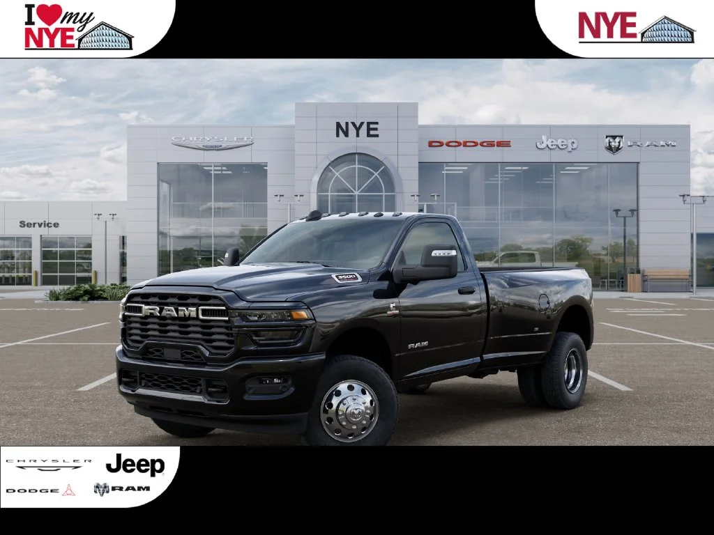 New 2027 Diamond Black Crystal Pearl-Coat Exterior Paint RAM Big Horn image 1