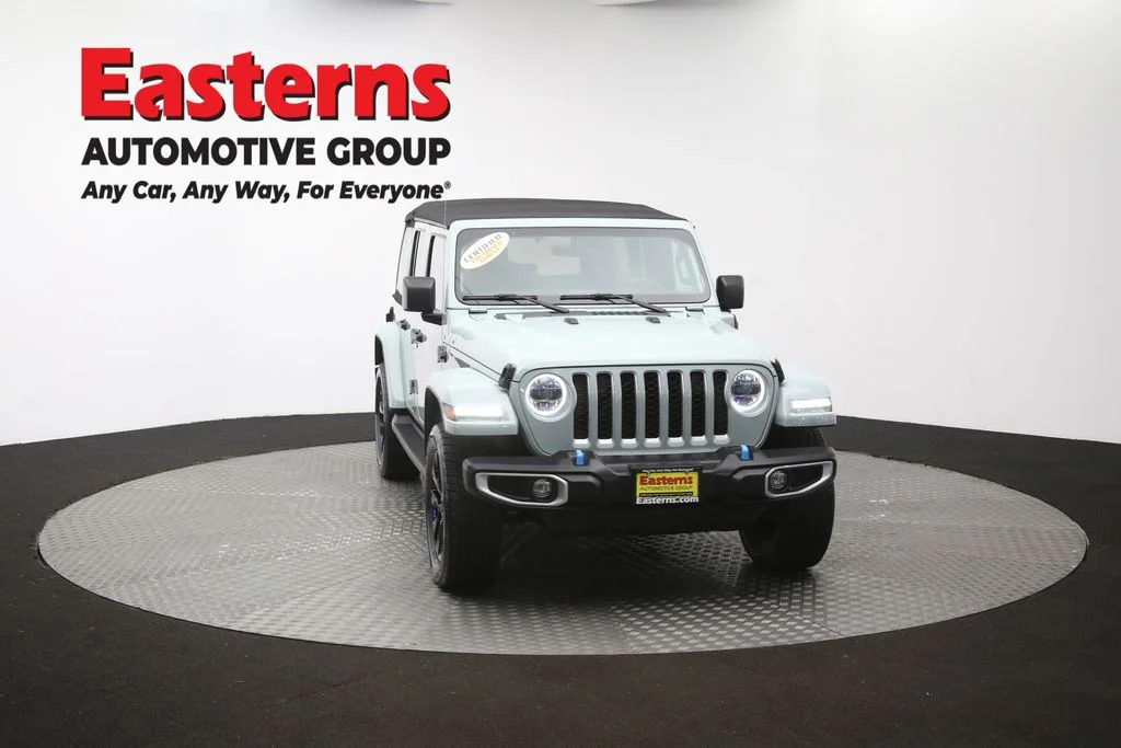 Used 2023 Gray Jeep Sahara 4xe image 51