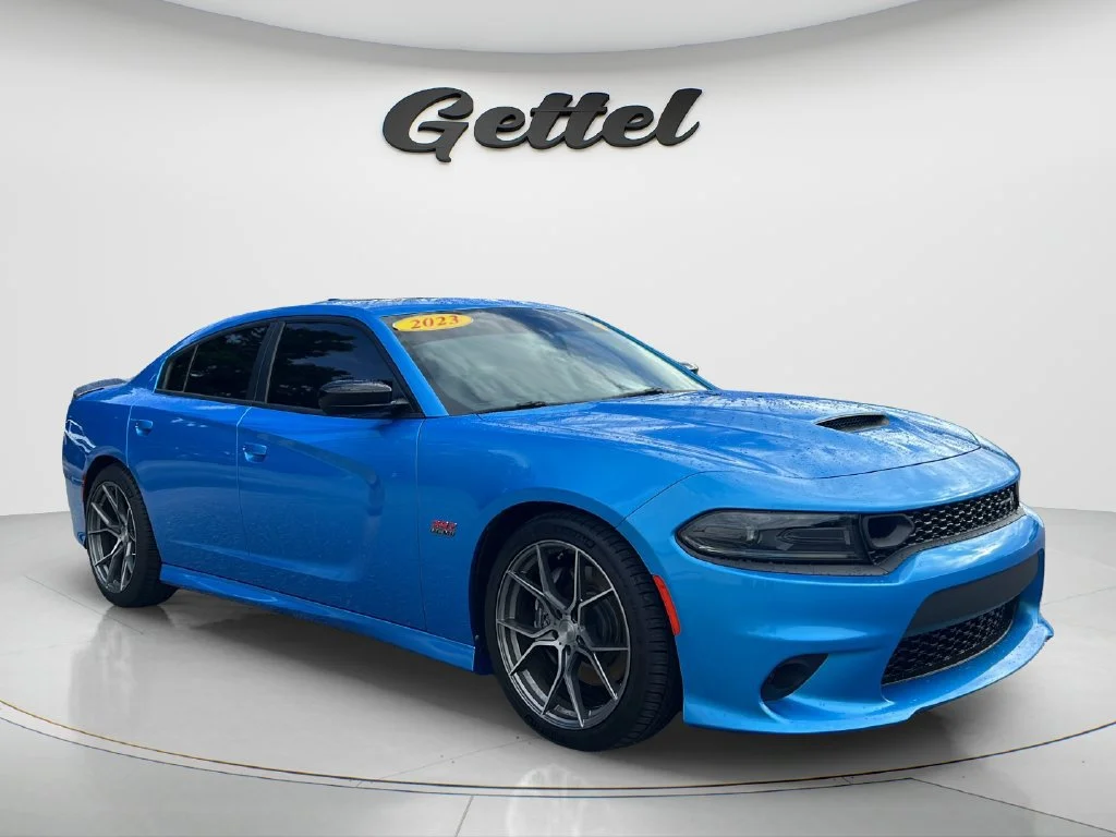 Used 2023 Blue Dodge Scat Pack image 3