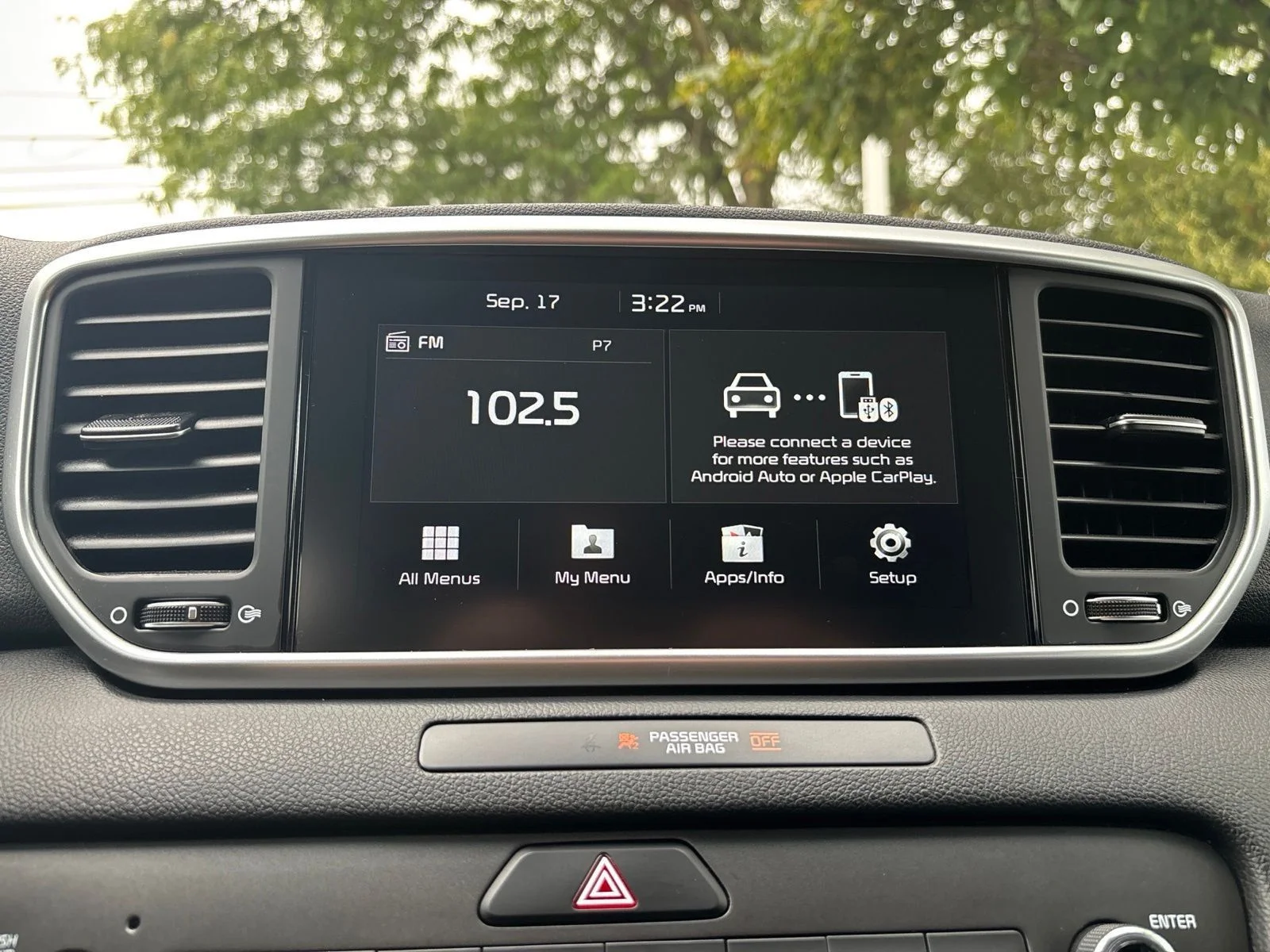 Used 2021 Clear White Kia LX image 25