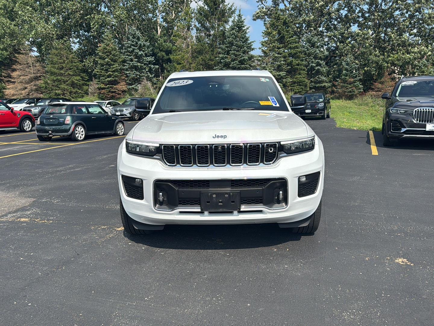 Used 2023 Bright White Clearcoat Jeep Overland image 8