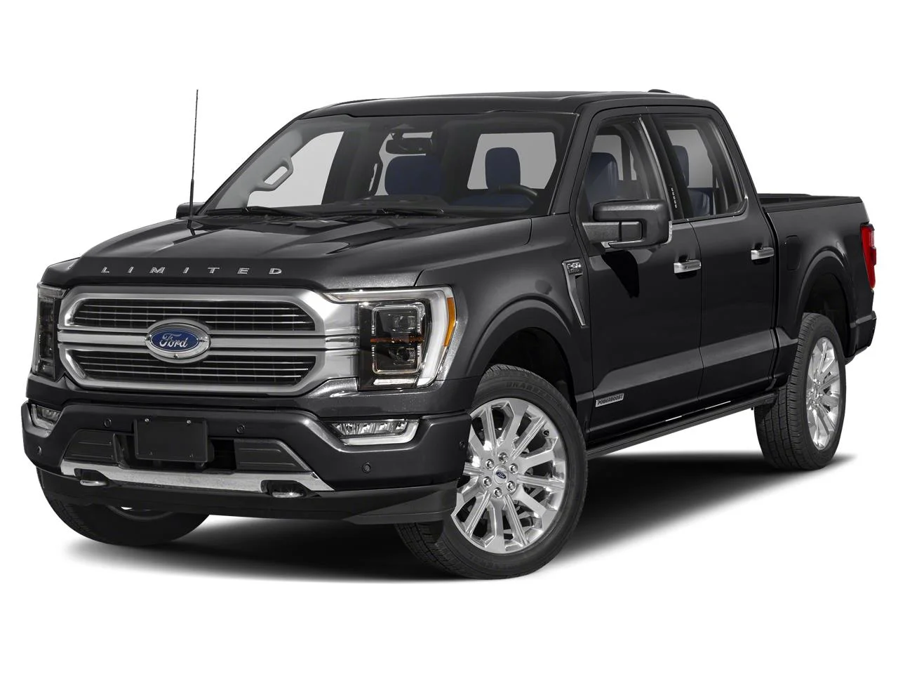 Used 2023 Agate Black Metallic Ford Limited image 57