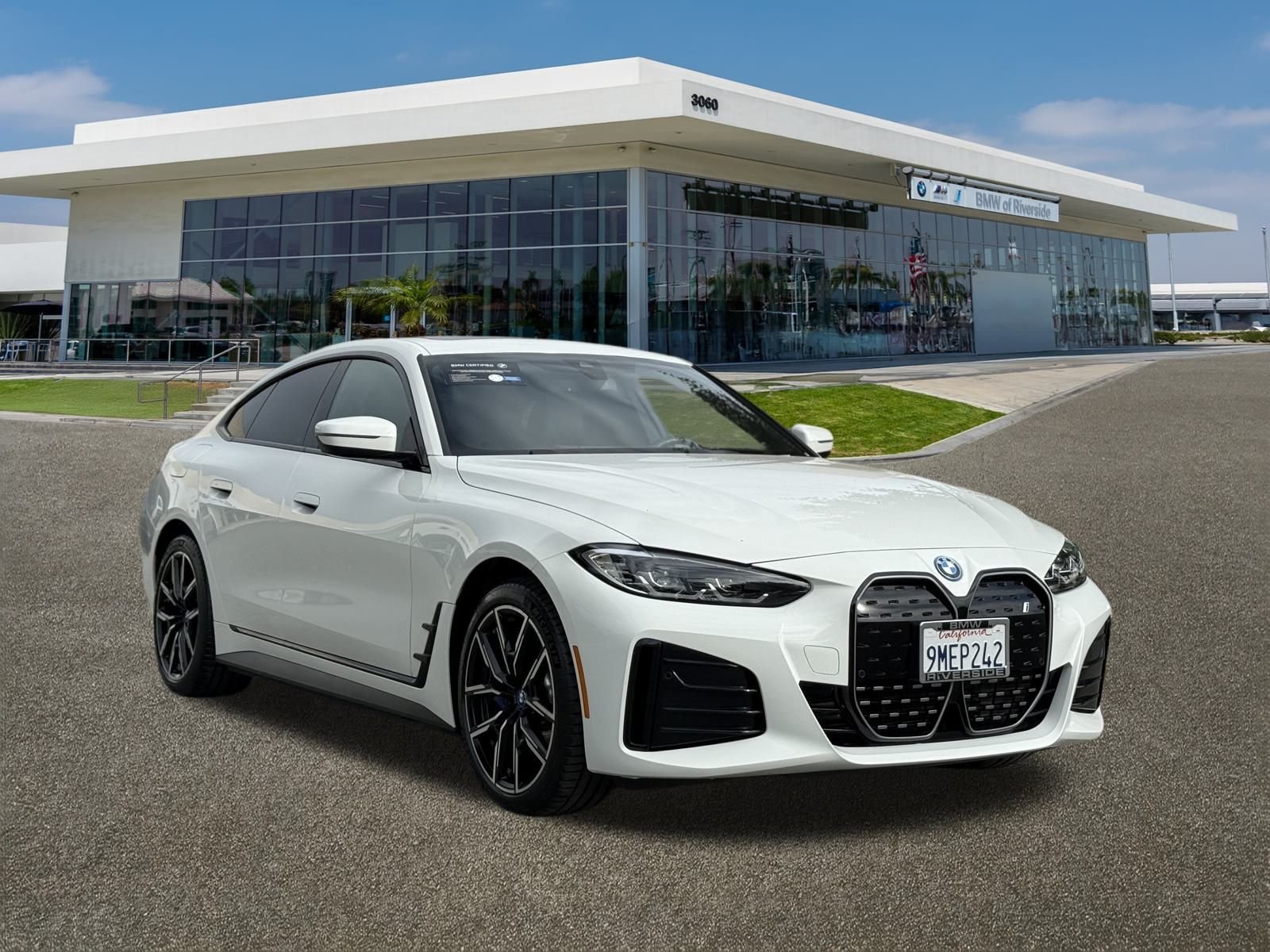 Certified 2024 BMW i4 35 with VIN WBY43AW04RFS76437 for sale in Riverside, CA