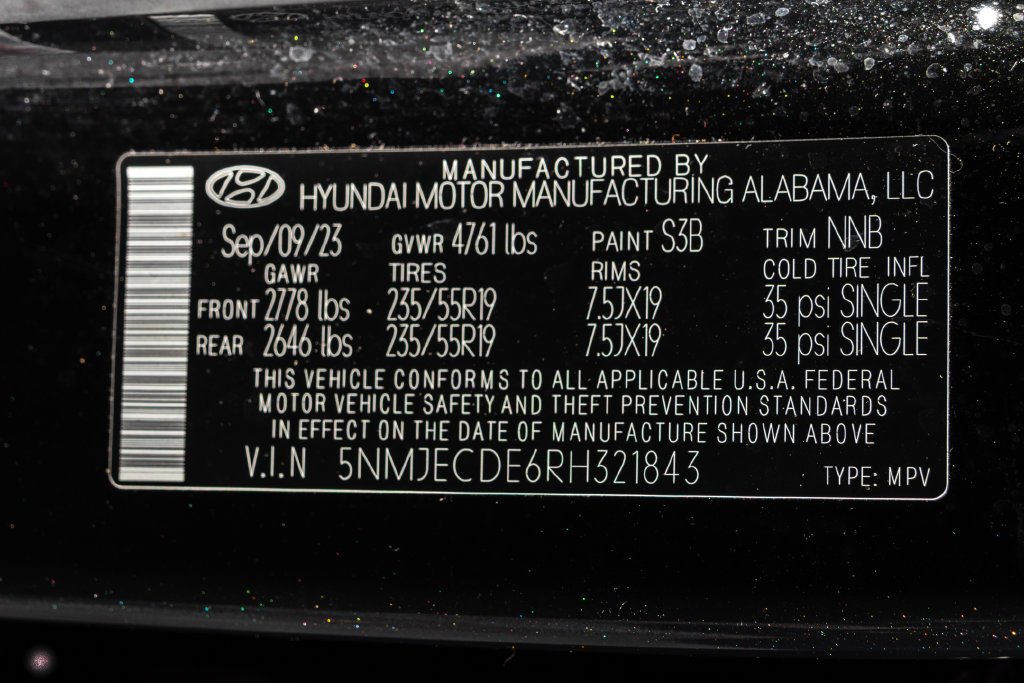 Certified Used 2024 Black Hyundai Limited image 38