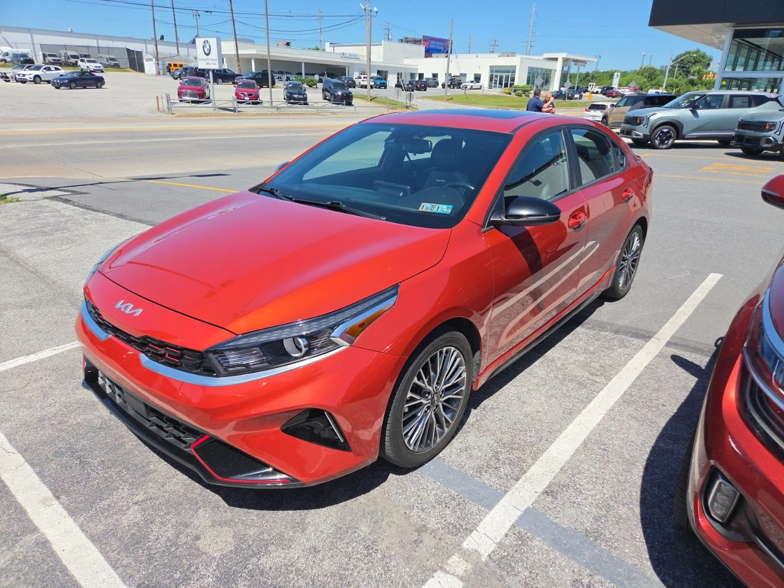 Certified Used 2023 Red Kia GT-Line image 4
