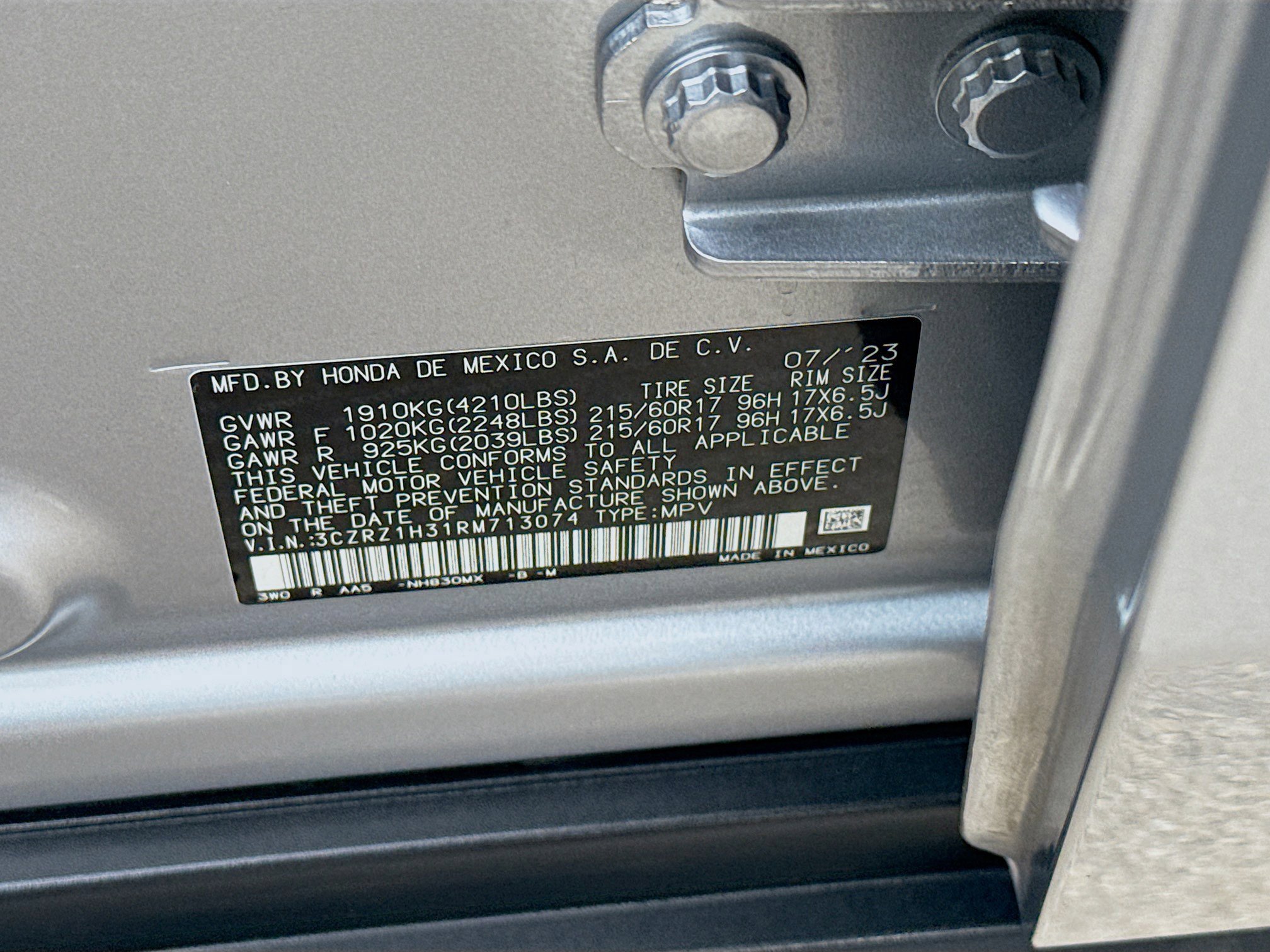 2024 Honda HR-V LX - Photo 36