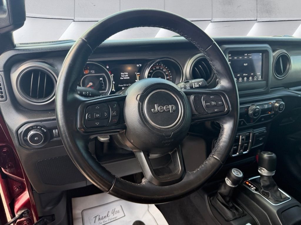 Used 2021 Red Jeep Unlimited Willys image 12
