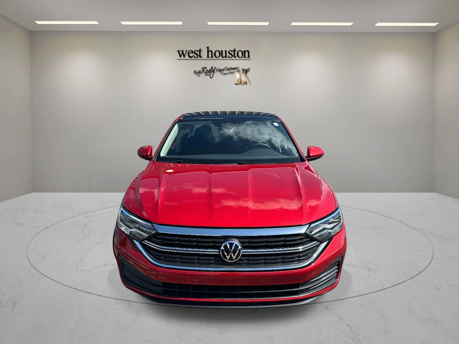 Used 2024 Kings Red Metallic Volkswagen SE Auto image 2