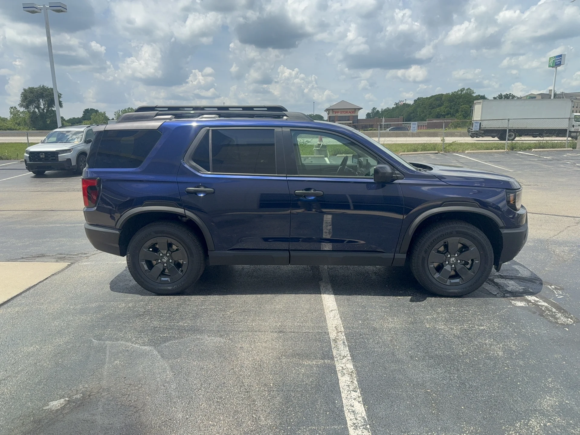 New 2026 Obsidian Blue Pearl Honda RTL Towing image 4
