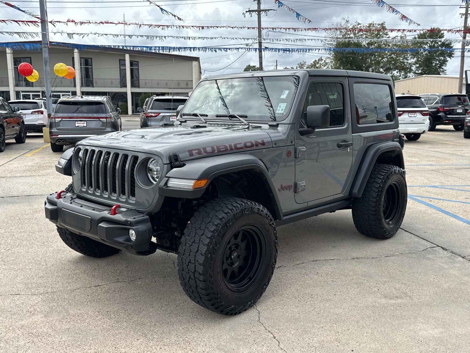 Used 2021 Granite Crystal Metallic Clearcoat Jeep Rubicon image 3