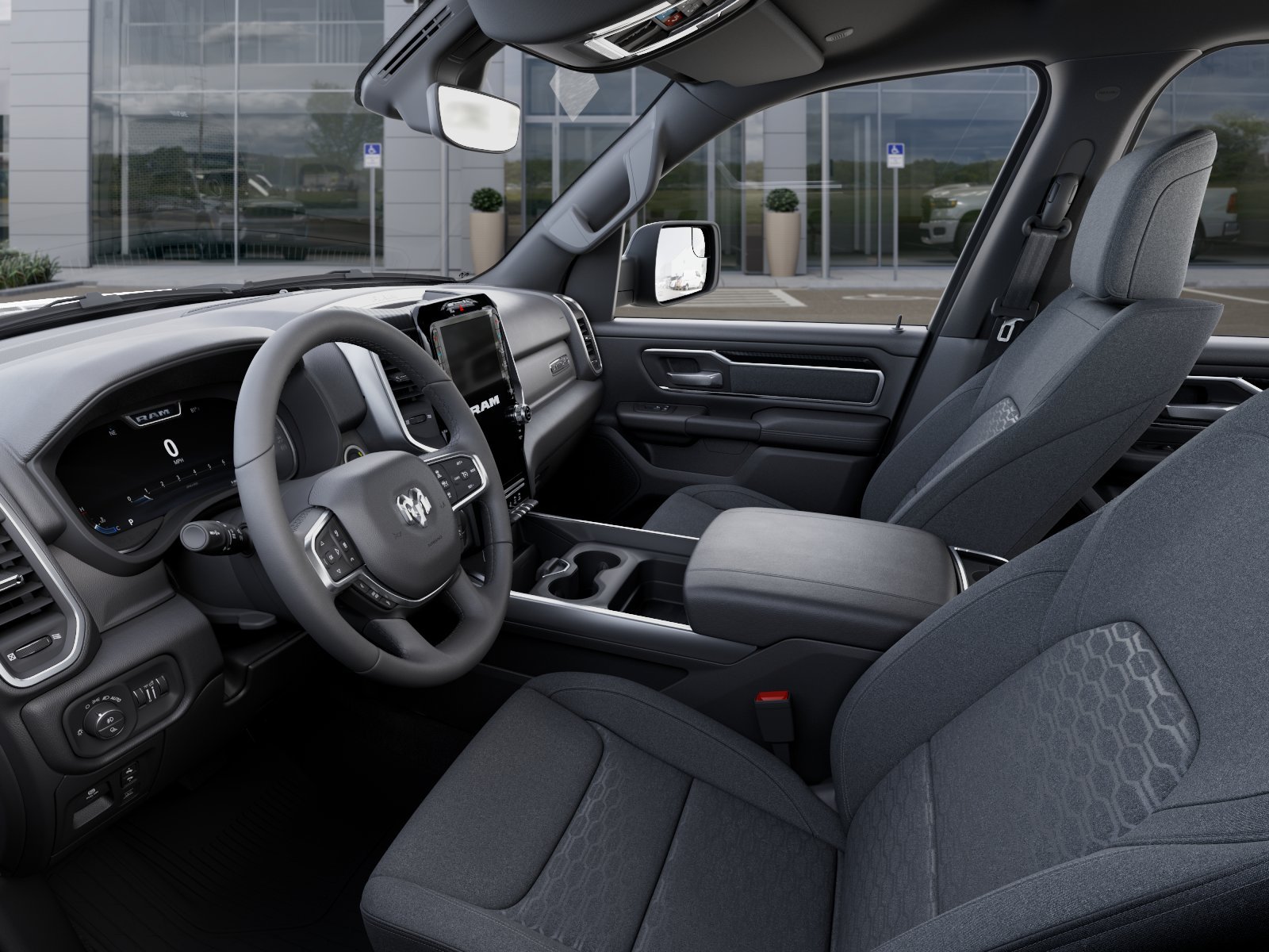 New 2026 Granite Crystal Metallic Clear-Coat Exterior Paint RAM Big Horn/Lone Star image 53