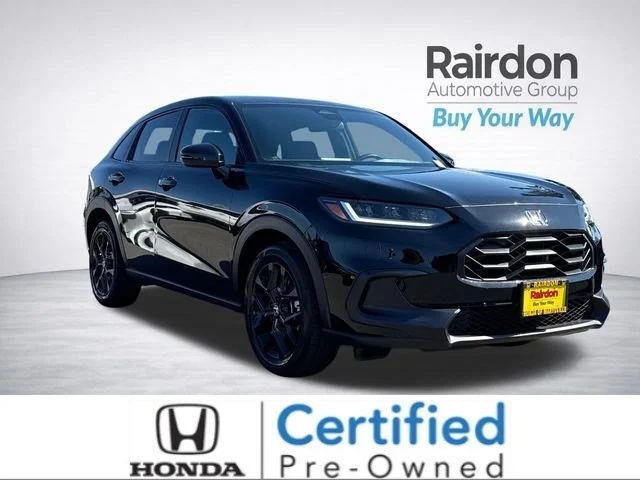 Certified Used 2025 Crystal Black Pearl Honda Sport image 1