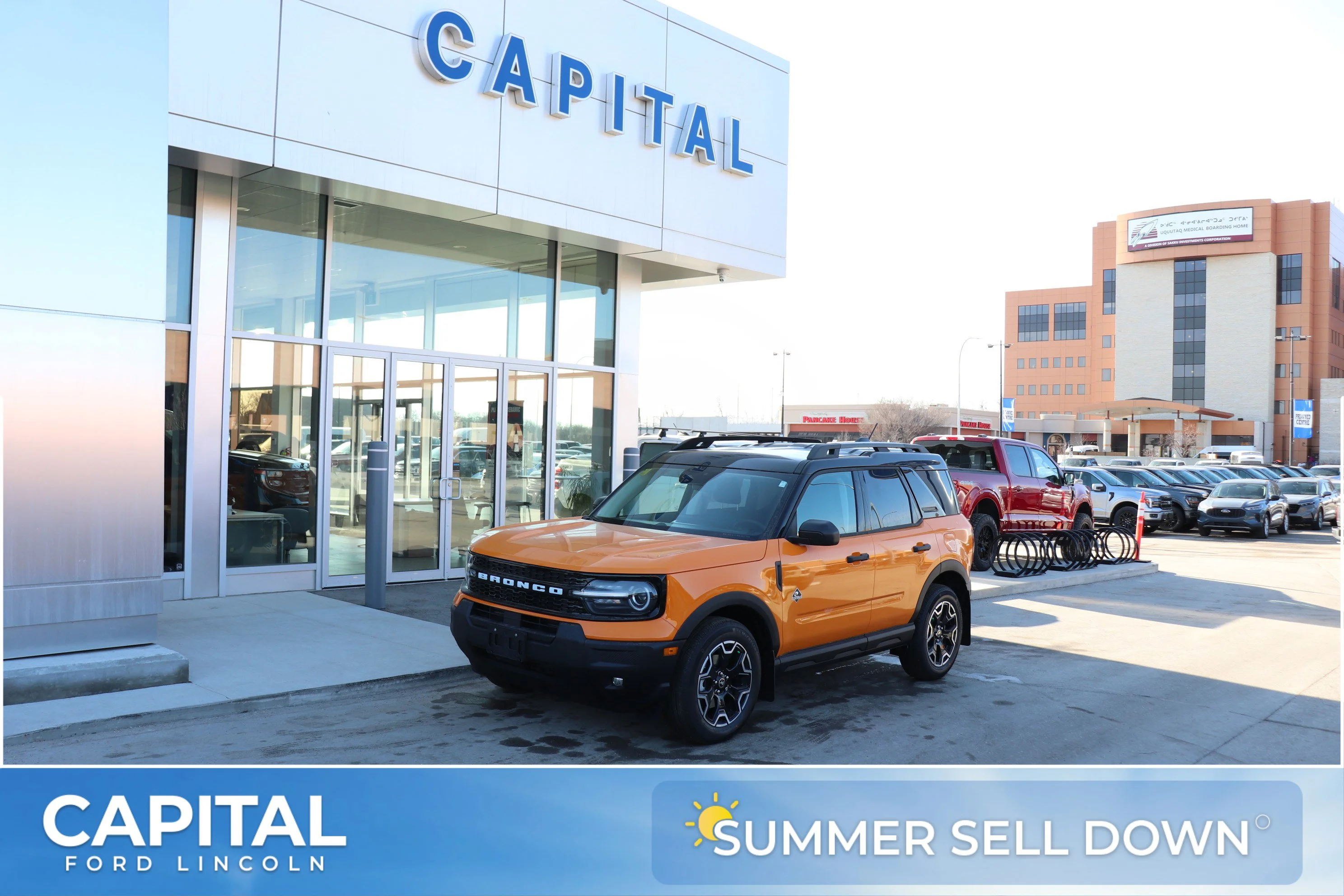 New 2026 ORANGE FURY METALLIC TRI-COAT Ford Outer Banks image 1