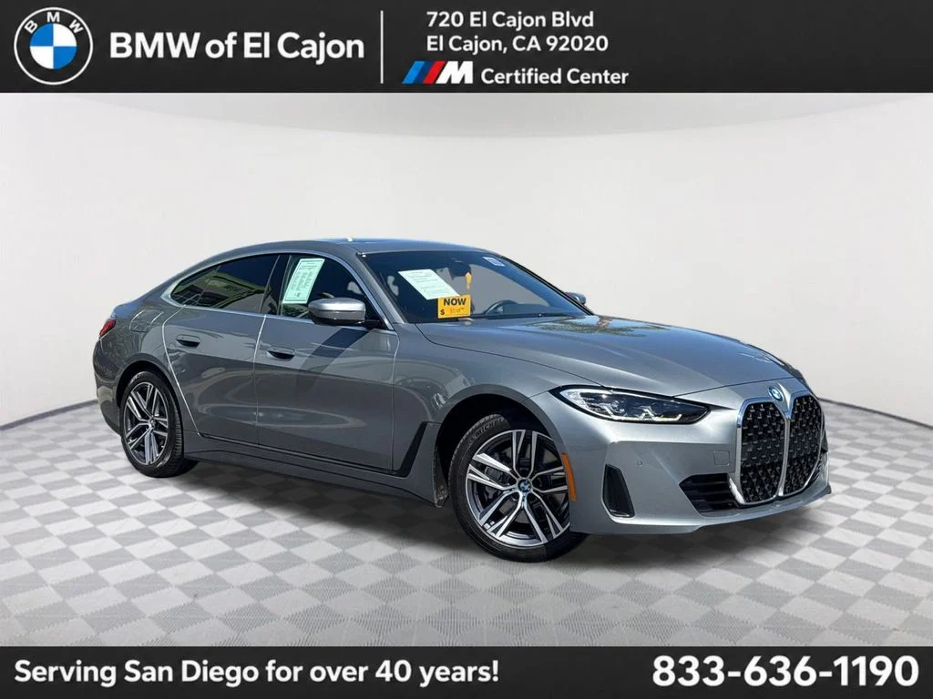 Used 2022 Gray BMW 430i Gran Coupe image 1