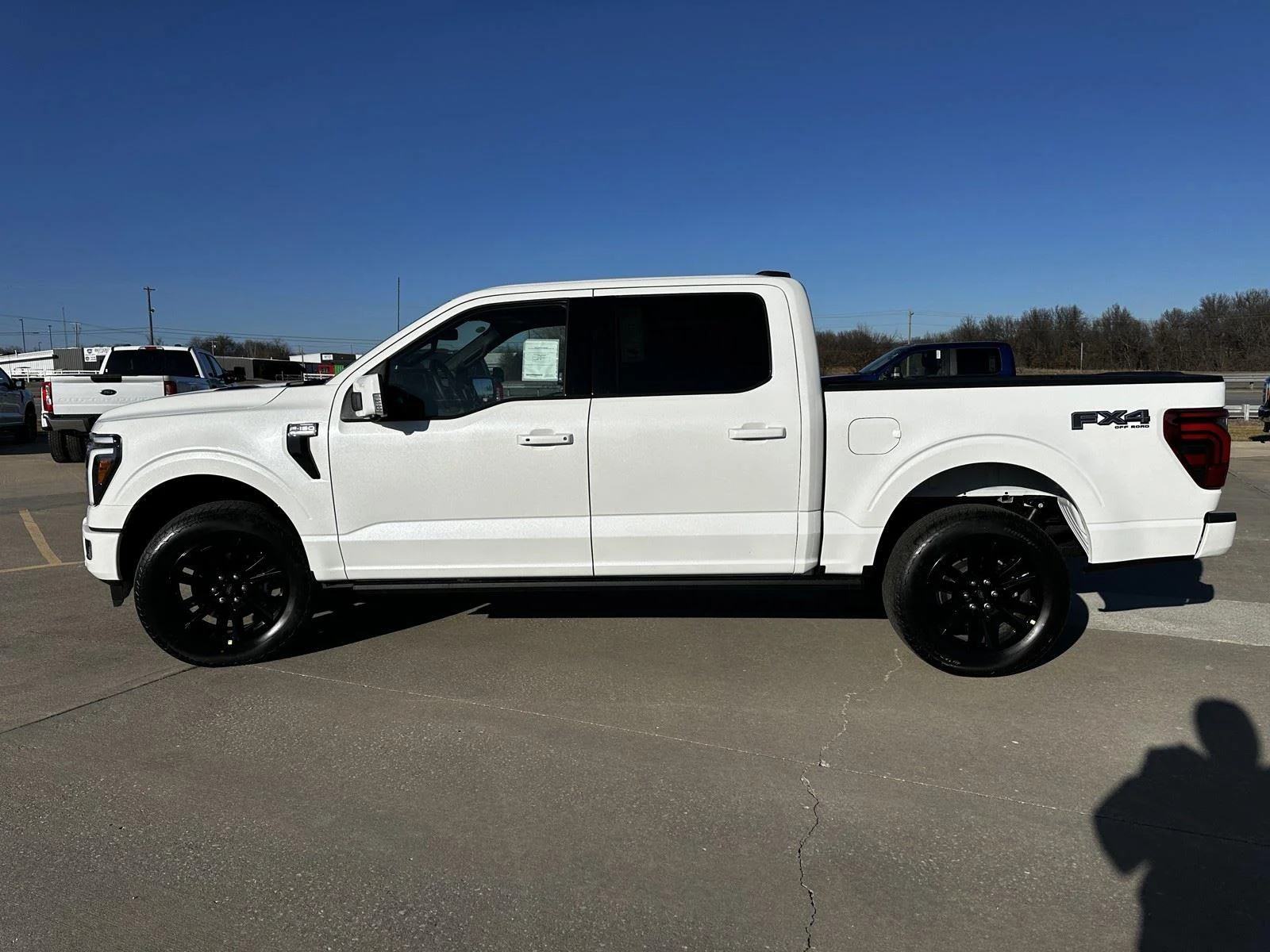 New 2025 Star White Metallic Tri-Coat Ford Platinum image 5
