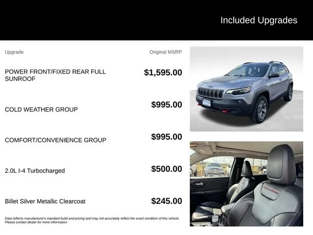 Used 2020 Silver Jeep Trailhawk 4x4 image 5