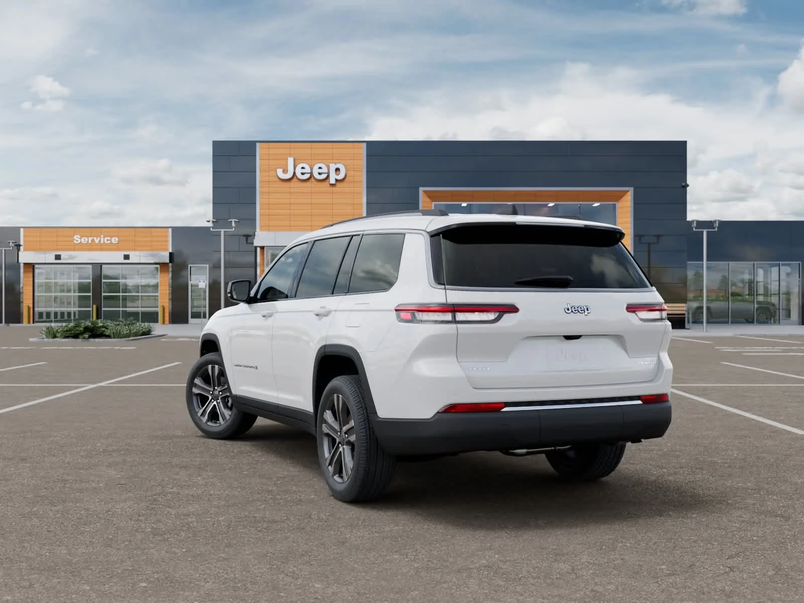 New 2027 Bright White Clearcoat Jeep Limited image 3